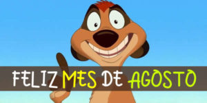 mes de agosto