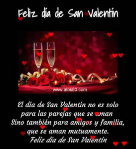feliz san valentin