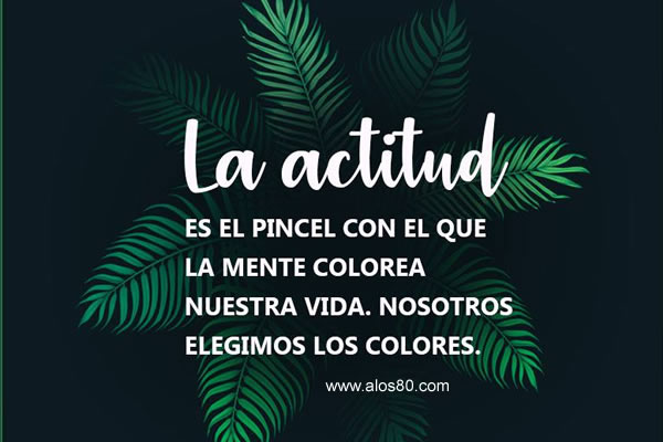 actitud frases