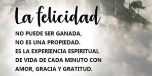 la felicidad