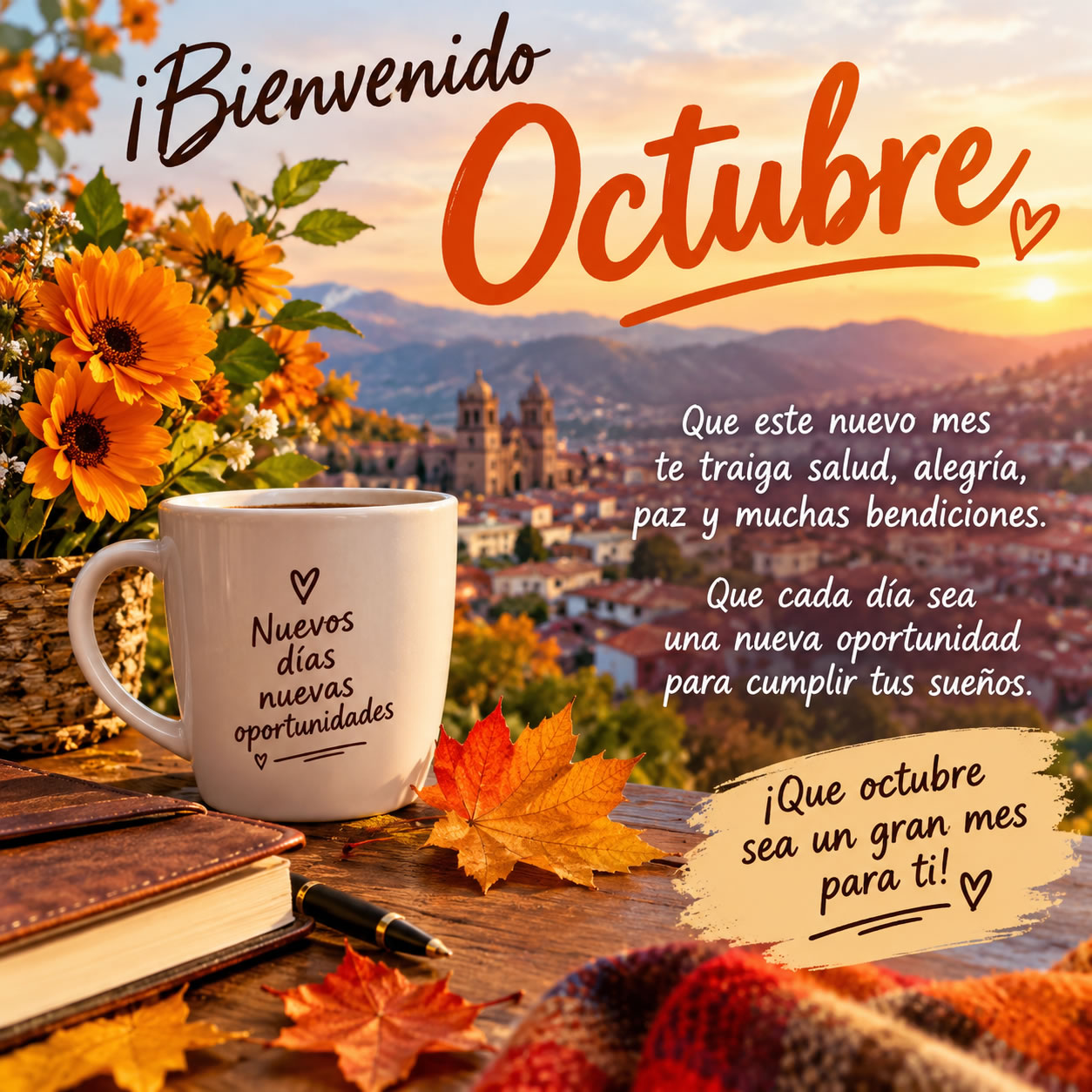 feliz mes de octubre
